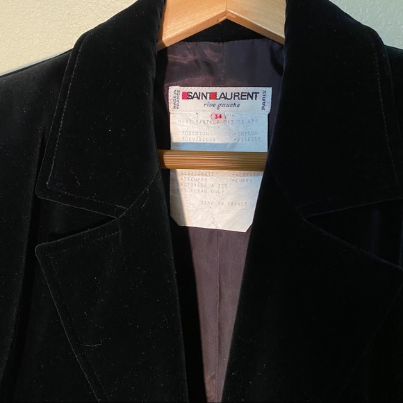 YSL Yves Saint Laurent Vintage Blazer Women’s S - Picture 5 of 7